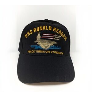 USS Ronald Reagan  CVN 76 commission  Cap